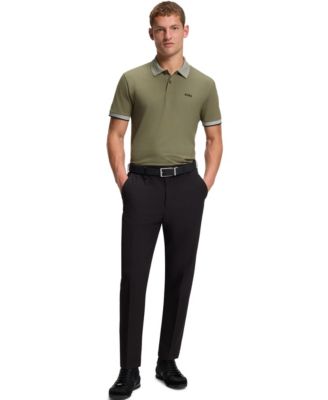 Men's Stretch Cotton Moisture Management Paddy Polo Shirt