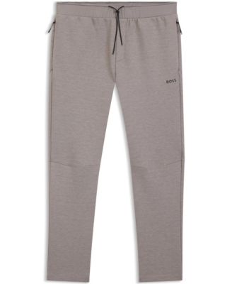 Men's Reflective Detail Regular-Fit Tracksuit Bottom Pants