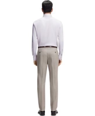 Men's Italian-Made Structured Cotton Slim-Fit Dress Shirt