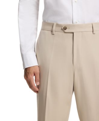 Men's Virgin Wool Cotton Tapered-Fit Pants