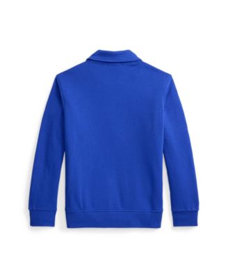 Boys' 8-20 Polo Team Terry Collared Sweatshirt