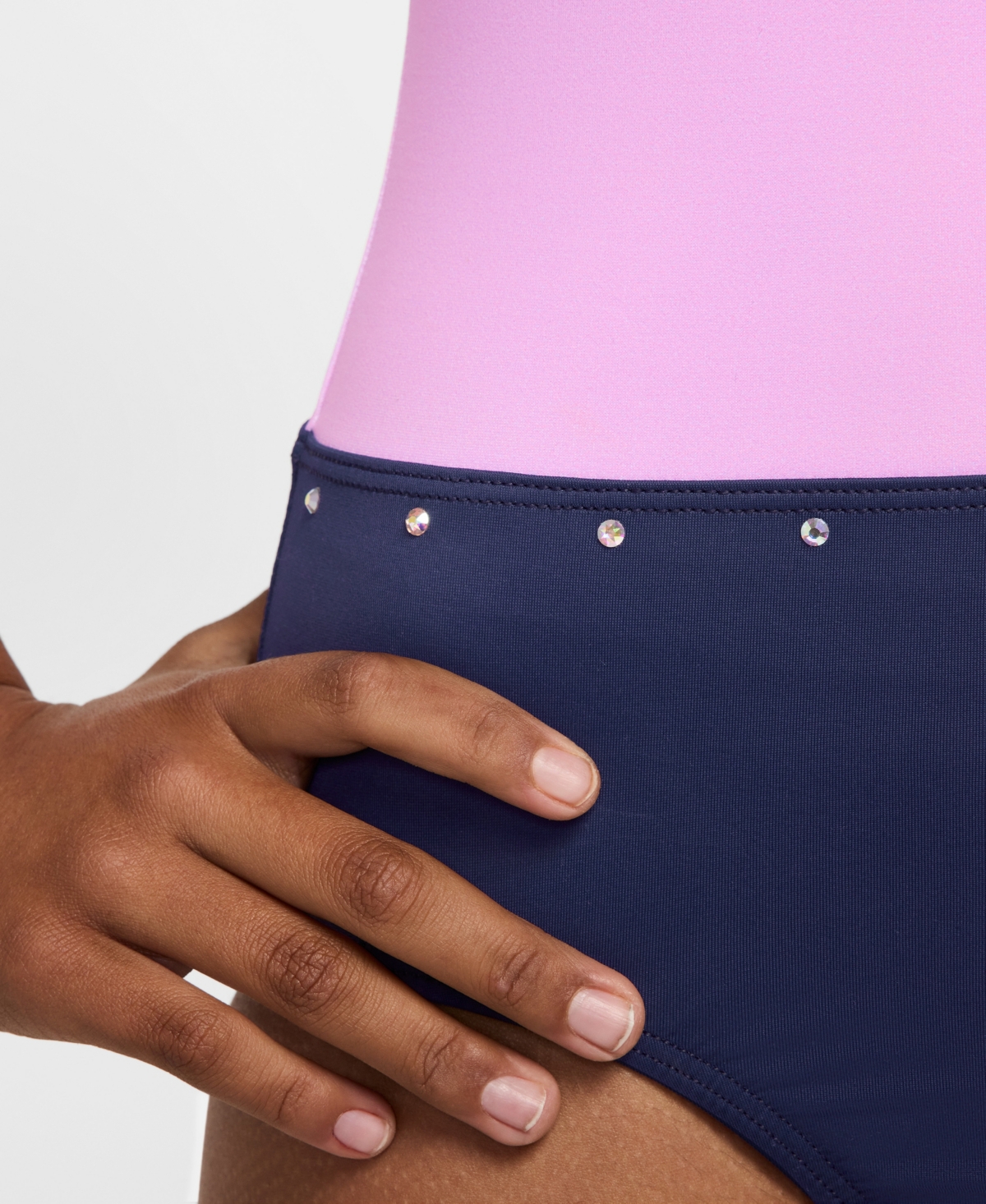 Nike Gymnastics Girls' 7-16 Halter Neck Leotard In Multi