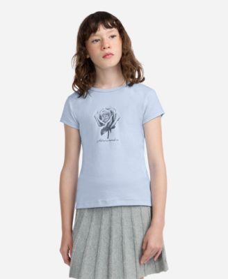 abercrombie kids Girls Rose Logo Short-Sleeve T-Shirt - Windsurfer 8$