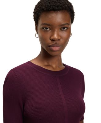 Women's Mixed-Material Dress