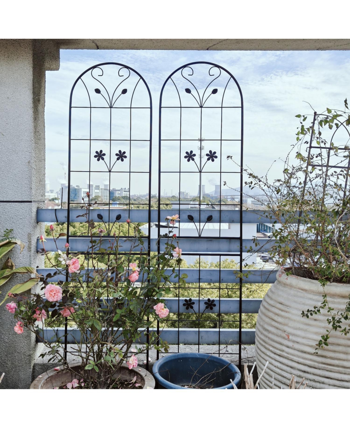 Streamdale Furniture Streamdale 4-Pack Metal Garden Trellis