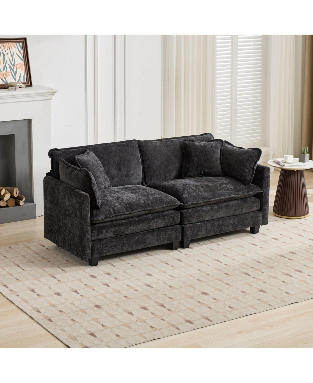 Streamdale Furniture Streamdale Cloud Couch: Ultimate Comfort Chenille Sofa with Ergonomic Support