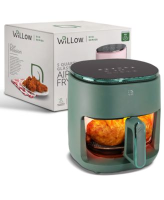 5QT Digital Glass Air Fryer - Self-Cleaning, Digital Touch Screen, Healthier Frying, Watch Your Food Cook