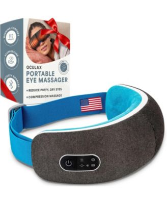 Eye Massager with Heat & Vibration - FSA/HSA Eligible, 4 Modes, Rechargeable, Bluetooth