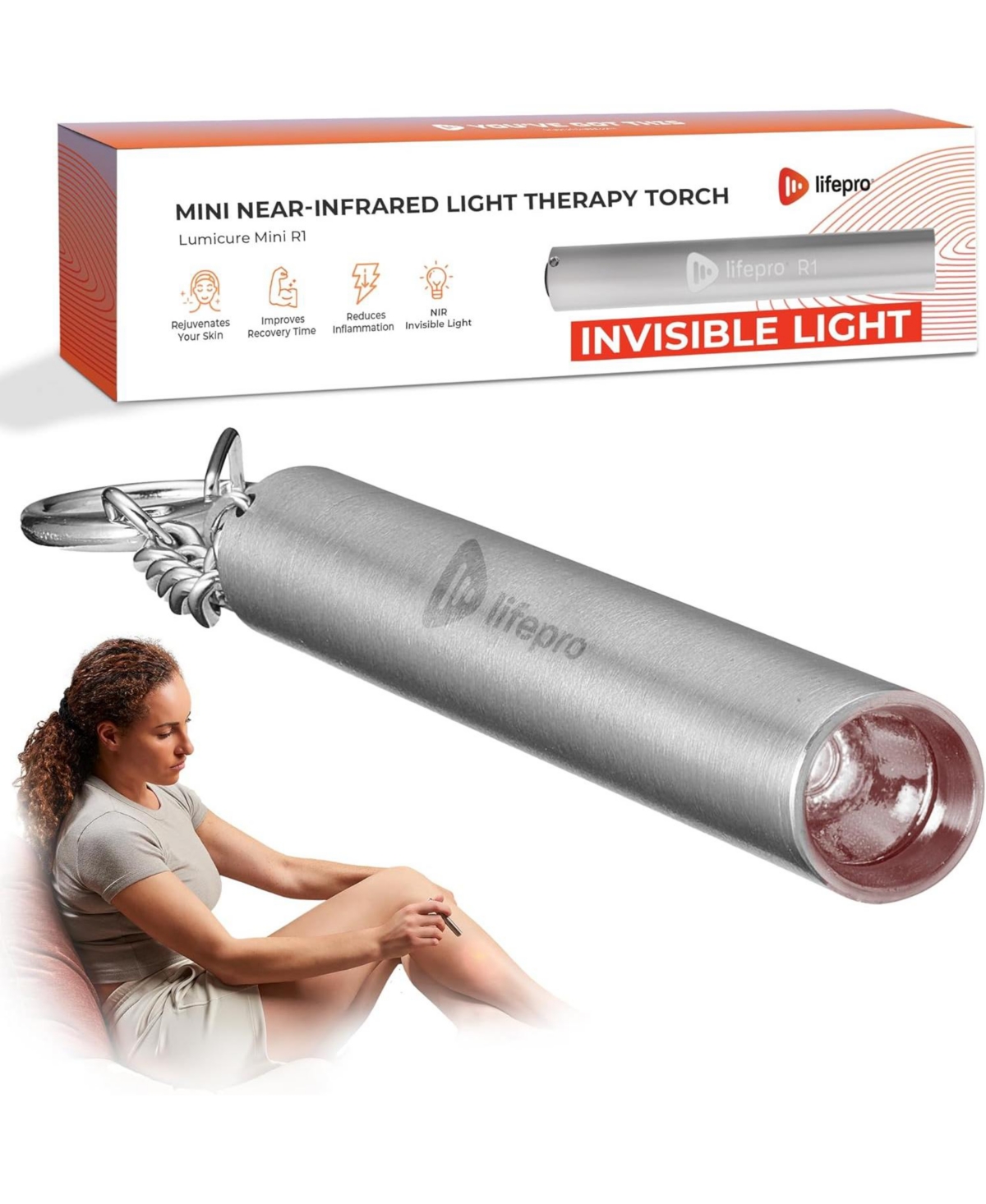 LifePro Infrared & Red Light Therapy Device for Body, Joints & Muscles Pain Relief – Portable Device with 3 Wavelengths for Inflammation Reduct