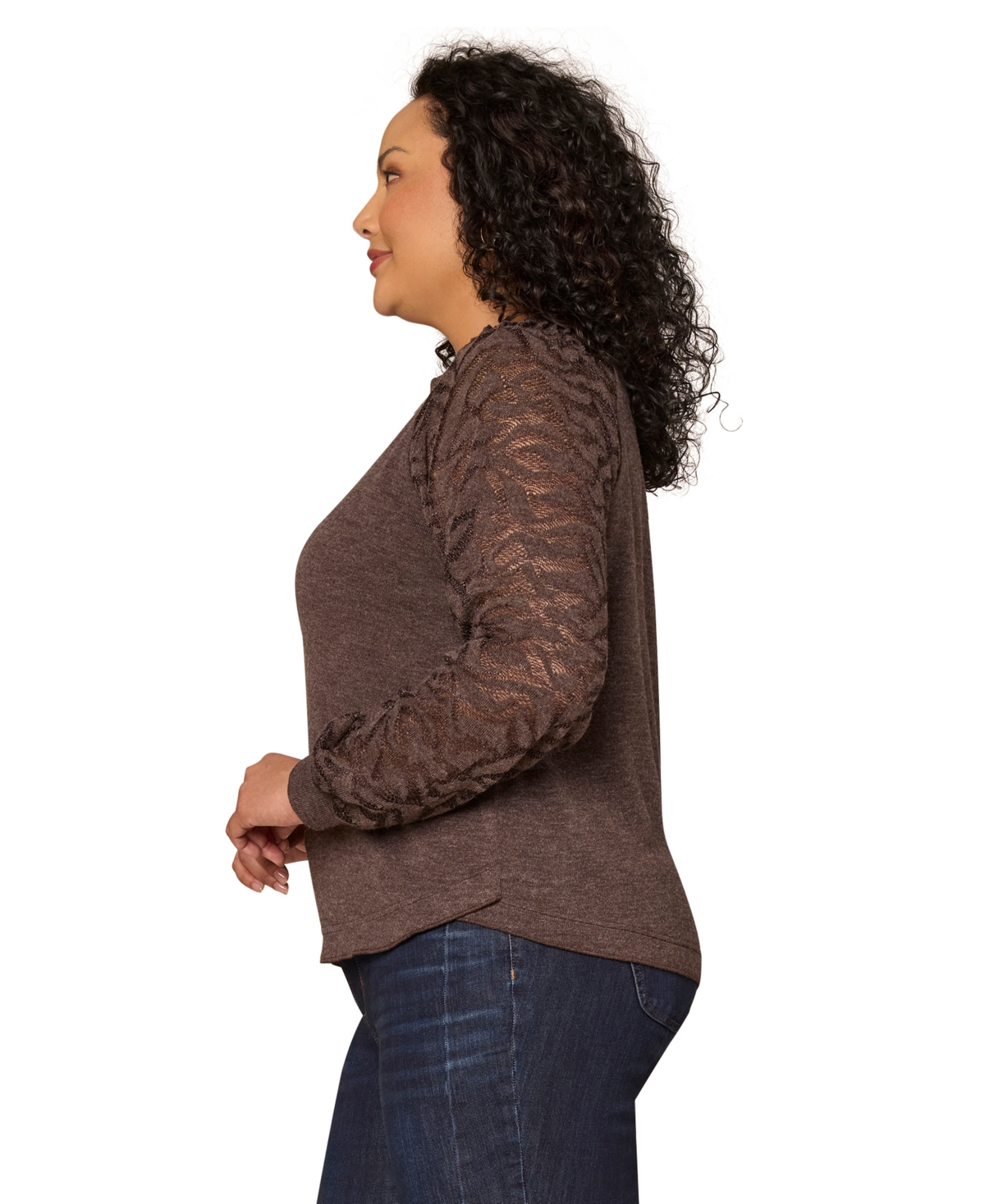 Democracy Plus Mandarin Collar Top