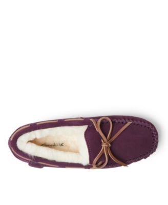 Women's Victoria Genuine Shearling Moccasin Slipper