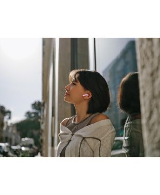 ACCENTUM Open Wireless Earbuds - Open Design, Dynamic Sound and Bluetooth 5.3, IPX4 Splash Resistance, 28-Hour Battery Life - Blush Pink