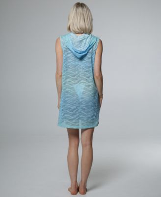 Women's Sleeveless Full-Zip Swim Hoodie