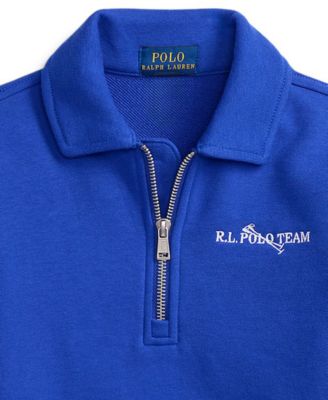 Boys' 2-7 Polo Team Terry Collared Sweatshirt