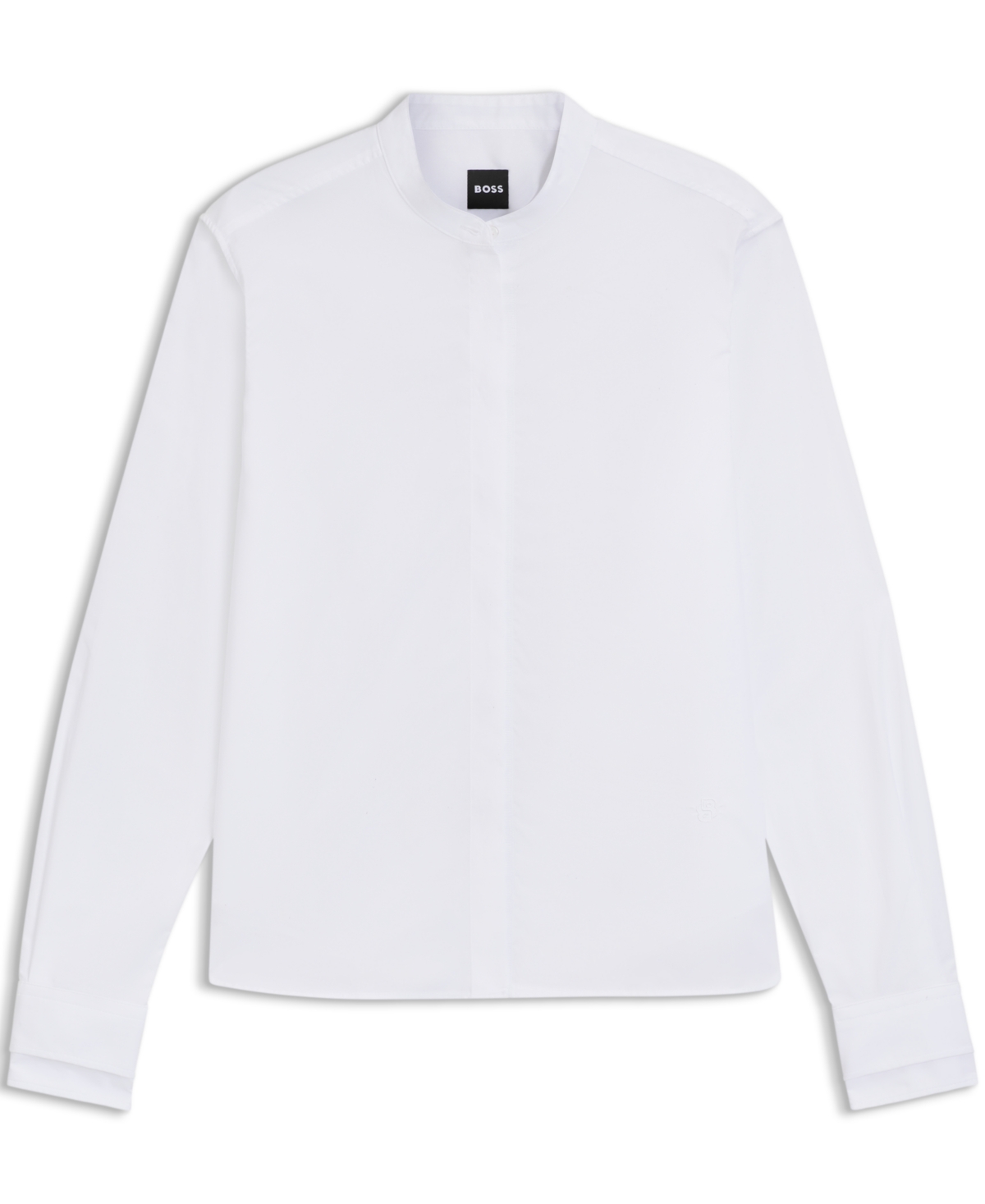Hugo Boss Boss By  Women's Cotton Poplin Regular-fit Blouse In White