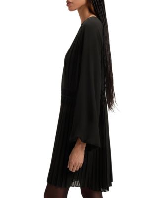 Women's Smocked Waistband Pliss&eacute; Dress