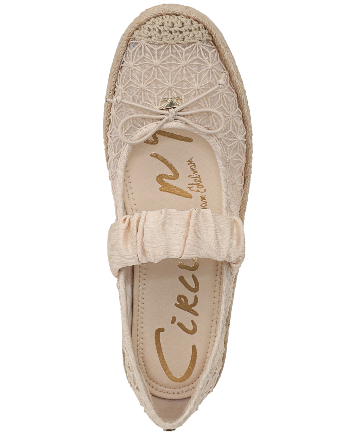 Circus Ny by Sam Edelman Women's Lillie Mesh Mary-Jane Espadrille Flats