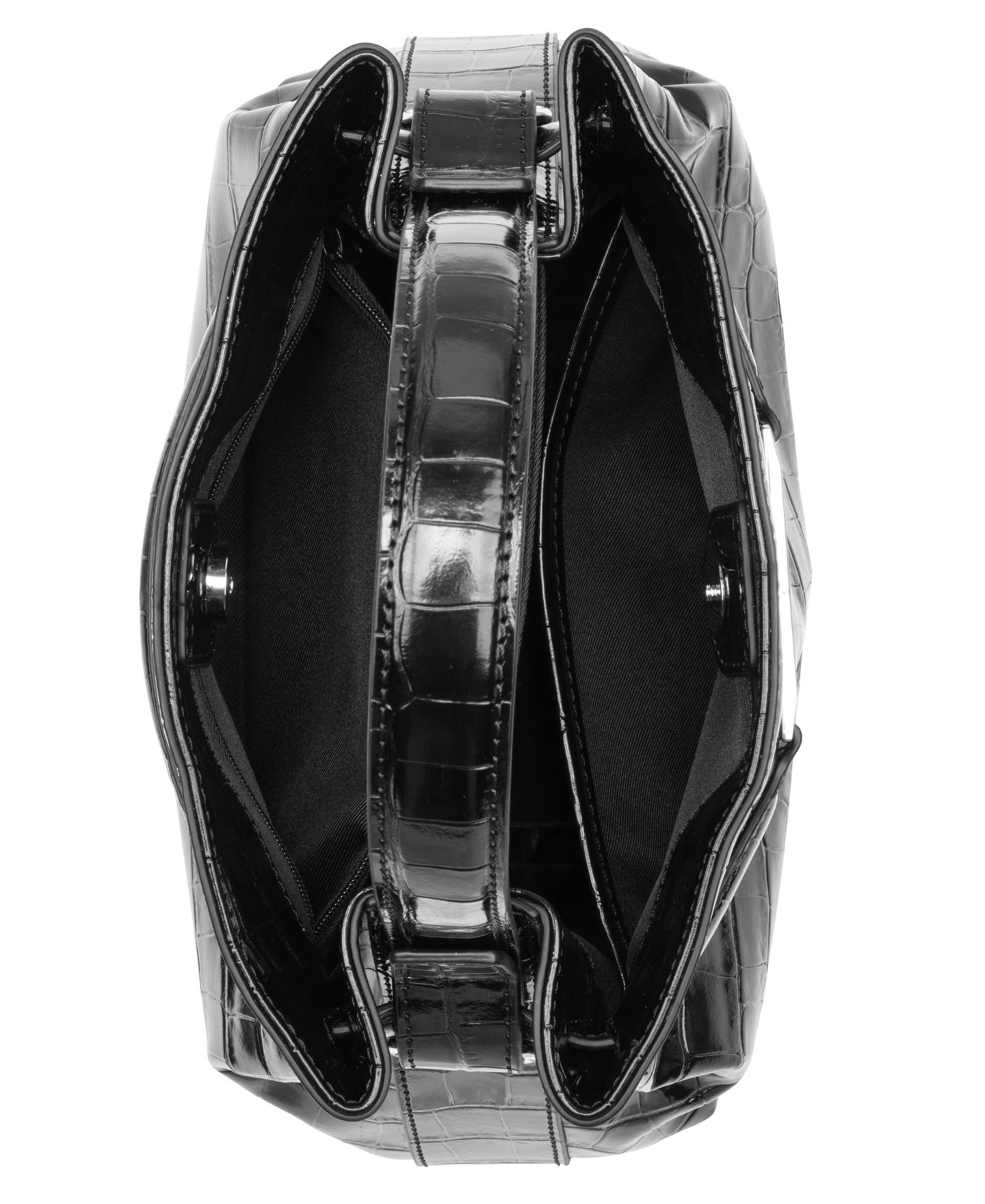 Женская сумка Nine West Harlee Mini Zipper Satchel, цвет: Чёрный — фото 4