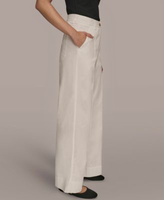 Women's High-Rise Pintuck Trousers