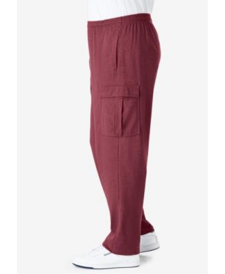 Big & Tall Lightweight Jersey Cargo Sweatpants