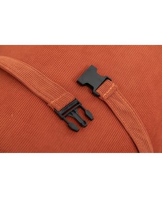  Adjustable Corduroy Floor Sofa with Straps for Versatile Configurations