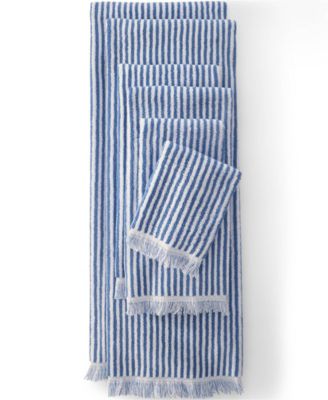 Cotton Yarn-dyed Stripe 2-Piece Washcloth Set