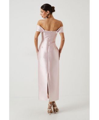 Women's Honoured Twill Bardot Maxi Dress