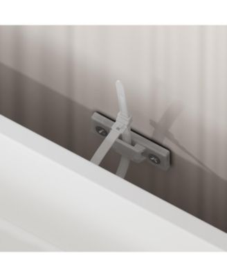 4-Drawer Chest of Drawers Nursery Storage Organizer With Changing Table Open Shelf