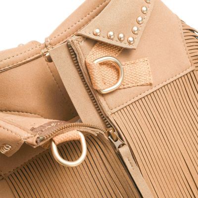 Blueberry Pet Silver-Powered Freshness Microfiber Leather Dog Harness Jacket