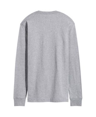 Men's Peanuts Christmas Snoopy But First Presents Graphic Long-Sleeve T-Shirt