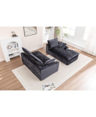 Streamdale 103" Cloud Sectional Couch with L-Shape Chaise, Modern Modular Sofa