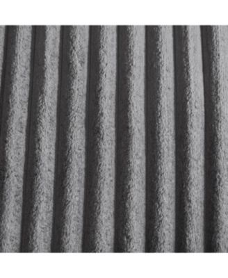 Corduroy Loveseat Sofa with Pillow Top Arms & 2 Accent Pillows