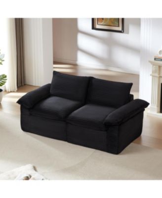Streamdale Modern corduroy cloud sofa, freely combined, comfortable sitting experience