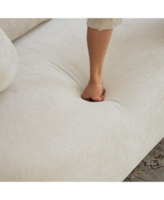 Streamdale Sofa-in-a-Box Memory Foam 2-Seater Couch, Beige