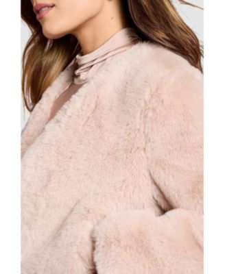 Women's Edge To Edge Faux Fur Coat