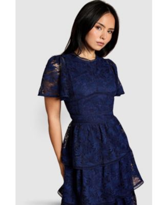 Women's Tiered Lace Dress