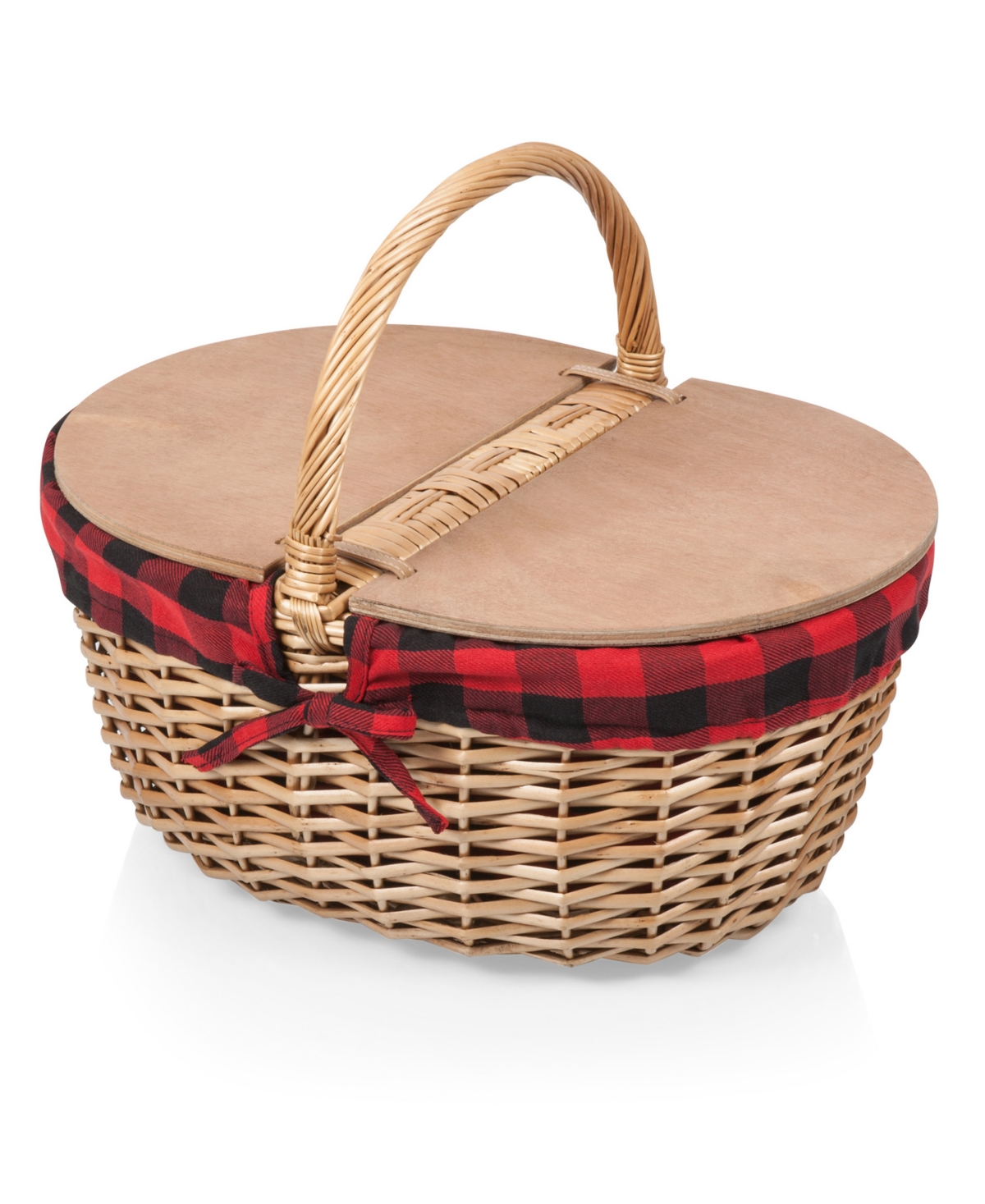 Picnic Time Country Basket with Gourmet Gift Pack, 14-Piece