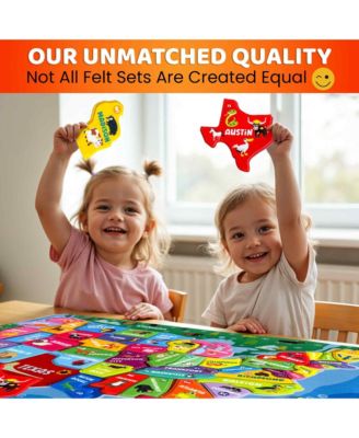 USA Felt Board for Kids 3-5 Years Old - Social Emotional Preschool Learning Activities