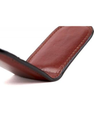 Men's Old Leather Money Clip for Men