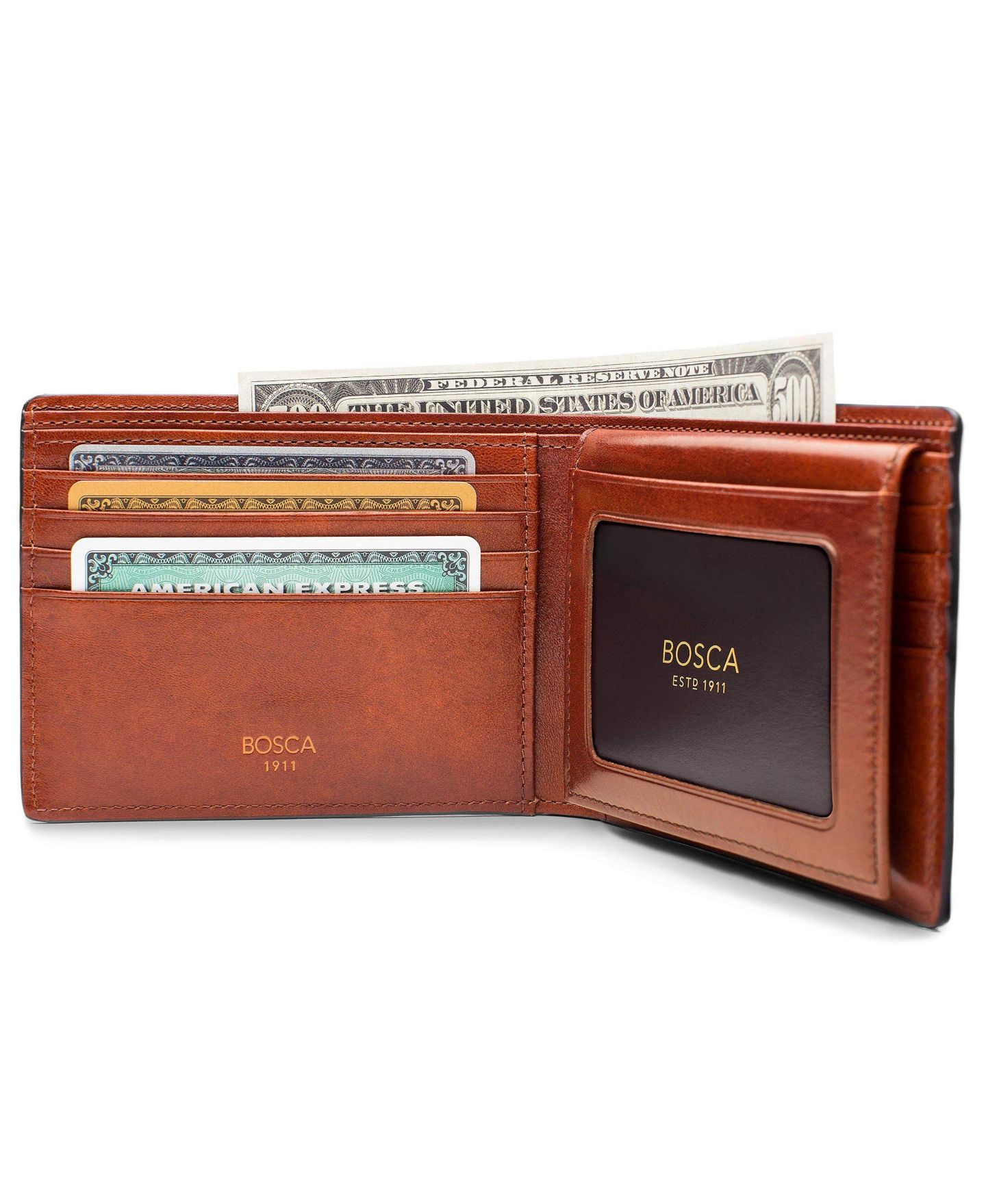 Мужской кошелёк Bosca Dolce Credit Wallet with I.D. Passcase — фото 4