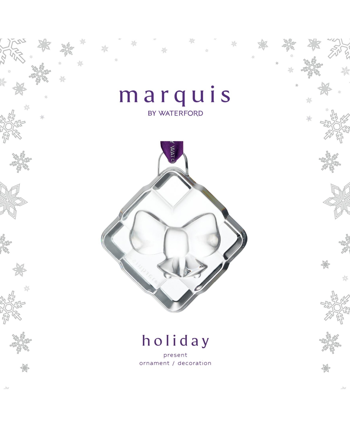Marquis by Waterford Crystal Present Ornament