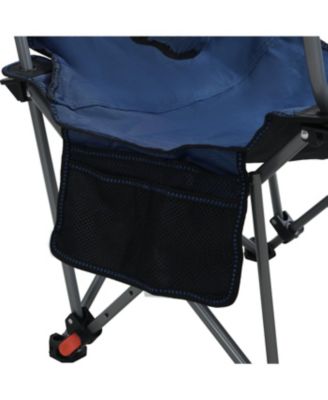 Streamdale Outdoor Camping Chairs Folding Portable Adjustable Reclining Chair Dark Blue