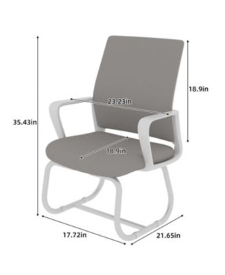 Streamdale Minimalist Modern Office Chair - Metal Frame, Soft, Comfortable, Multi-Color