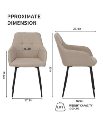 Streamdale Modern Elegant Velvet Chair for Living Room & Dining