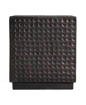 Streamdale Outdoor Side Table, Patio End Table Cube, Coffee Table