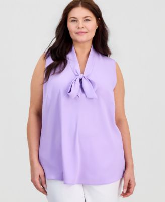 Plus Size Bow Top