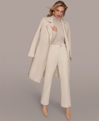 Women's Notch Collared Belted Coat