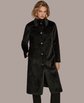 Women's Button Front Maxi Coat