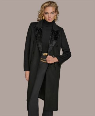 Women's Double-Breasted Reefer Coat