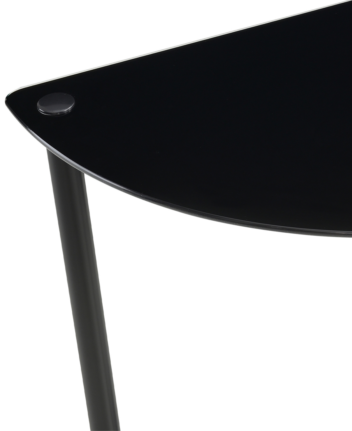 Convenience Concepts 12" Glass Classic Entryway Hall Table